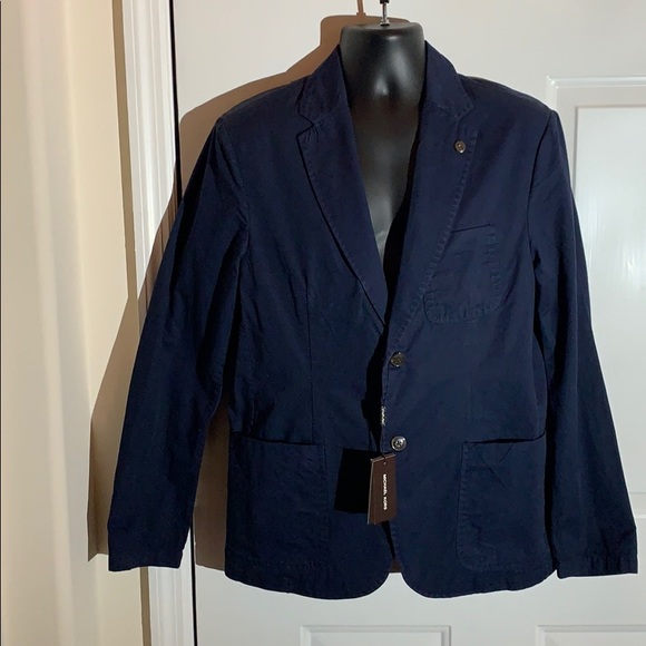 Michael Kors Unlined Single Breasted Slim Fit Dual Vent Casual Blazer - Picture 4 of 10